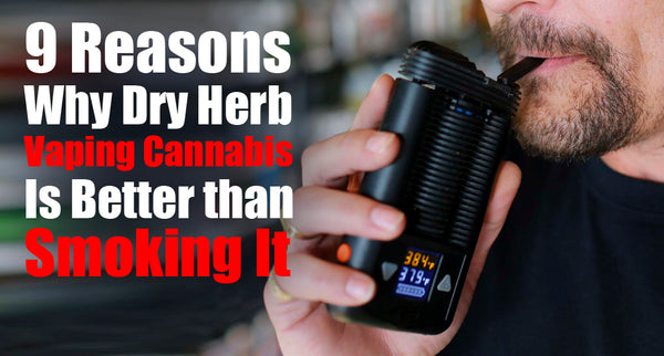 9 Reasons Why Dry Herb Vaping Cannabis Is Better than Smoking It