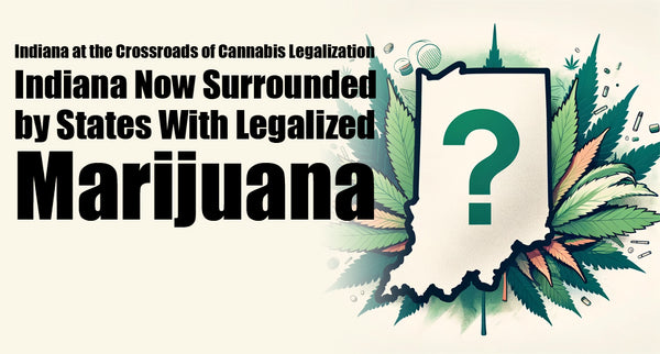 Indiana at the Crossroads of Cannabis Legalization - Indiana now surrounded by states with legalized marijuana
